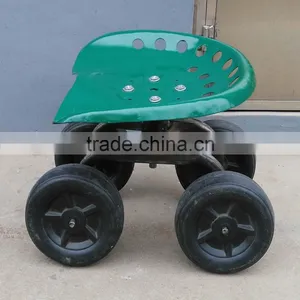 NEW Cheapest Garden Rolling Work Seat With 4 Wheels thumbnail-1