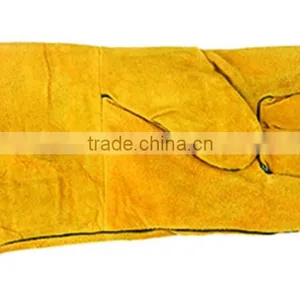 Long Sleeves Double Layers Welding Gloves Comfortable Material thumbnail-1