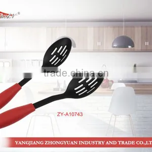 2014 High Quality Kitchenware Plastic Slotted Spoon Nylon Kitchen Utensils thumbnail-1