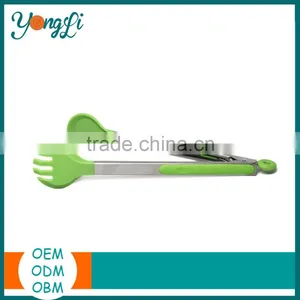 Easy Life Silicone Food Clip Stainless Steel Serving Tongs thumbnail-1