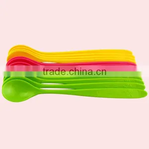 12pcs Eco-friendly Food Grade Small Kid Spoons Plastic Ice Cream Spoon thumbnail-2