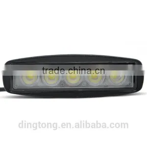 15 Watt Rectangular Led Light Bar for off Road 12v 24v Led Driving Light Bar thumbnail-1
