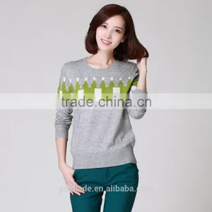 New Sweater Design Cheap Knitted Girls Pullover Sweater Ladies Winter Long Sweater thumbnail-2