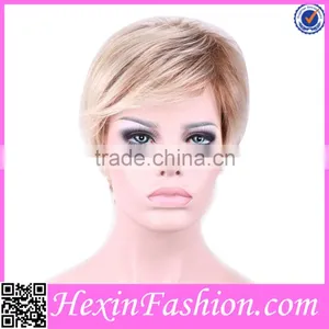Hot Sale Wine Red Synthetic Hair Wig Wholesale thumbnail-3