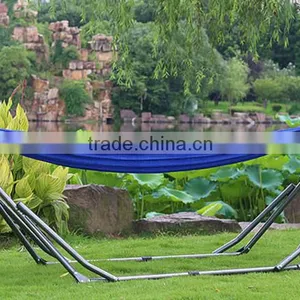 T33 Folded Warm Weather Mesh Fabric Double Portable Camping Hammock thumbnail-2