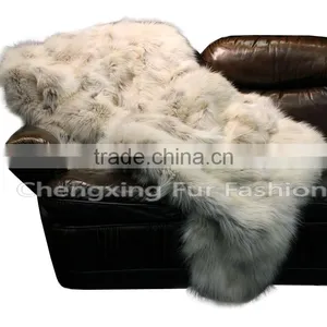 CX-D-122 Living Room Rug , Customized Living Room Fox Fur Rug Shaggy Carpet Rugs thumbnail-2