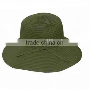 Ribbon Bucket Hats With Roll Brim thumbnail-1