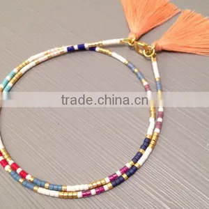 Latest Design Beads Necklaces Knotted Mala Buddhist Beads Necklace thumbnail-2