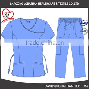 2017 Fashion Ties Nurse Scrub Uniform thumbnail-1