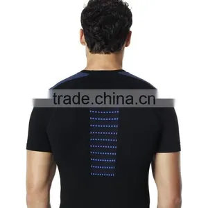 Compression Short Sleeve Seamless Knitwear thumbnail-2
