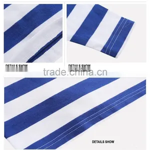 Custom Kids Striped Sleeves t Shirt Wholesale thumbnail-4
