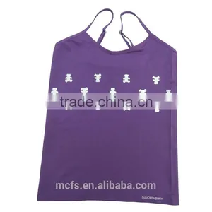 Multi Colors Stars Printing Children Wear Hot Girls Vest Underwear Seamless Vest Top thumbnail-3