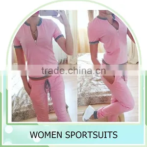 2016 Hot Sale Spring Style Sweat Shirt Print Tracksuit Women Long Pants Pullover Tops Womens Set Women Sport Suits thumbnail-1