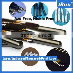 Customized Shoelace Bullet Metal Smooth Ends Aglet - Shoe Lace Tip Replacement - Cylinder Tips Metal Aglets DIY Shoe Lace Tips thumbnail-2