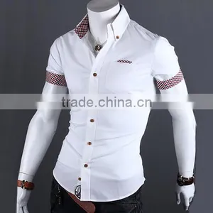 100% Cotton Casual Fashion Men's Short Sleeve Shirt thumbnail-2