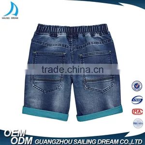 New Model Branded Short Jeans New Latest Design Denim Jeans for Kids thumbnail-2