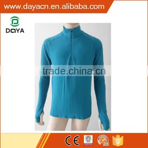 Men's Suitable Soft Long Sleeve Zipper T-shirt Seamless Long Sleeve Zipper T-shirt thumbnail-1