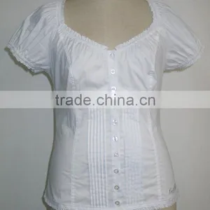 Stretch Cotton Corset Shirt thumbnail-2