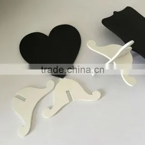 Vintage Wedding Party Decoration Mini Chalkboard Stand Love Heart Table Numbers thumbnail-3