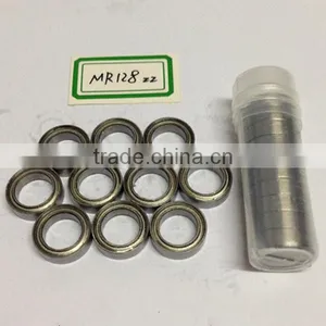 8x12x3.5mm Miniature Deep Groove Ball Bearing MR128ZZ thumbnail-1