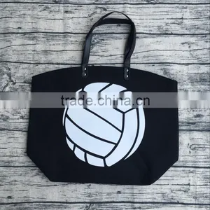 2017 Canvas Cheap Travel Personalized Tote Bag With Leather Handles thumbnail-4