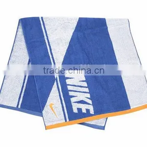 Custom Logo Jacquard Sports Towel- Yarn-dyed Jacquard Golf Towel thumbnail-1