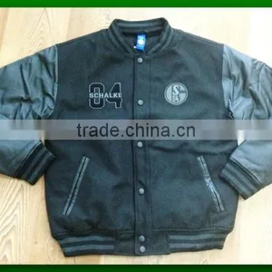 Man Wool Varsity Winter Jacket Coat thumbnail-4