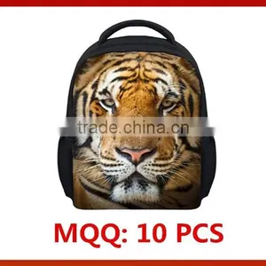 Lovely Animal Face Backpack/Cute 3D Animal Face Backpack/Animal School Bags For Teenagers Boys thumbnail-1