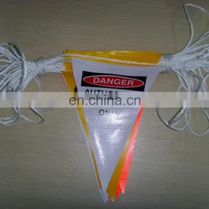 Eco-friendly Promotion Printed PE/paper Customized Pennant String Flag/Bunting Flag From Wenzhou Fly thumbnail-3