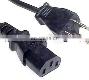 NEMA 5-15 Power Cord With Molded PVC Plug thumbnail-2