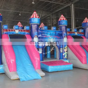 Hot Inflatable Slide House Bounce/Jumping Bouncy Castle With Double Lane Slide thumbnail-3