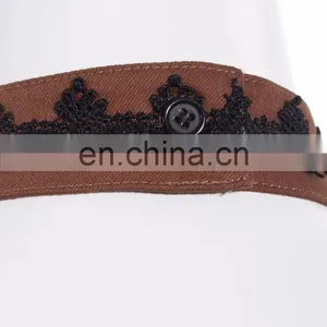 Steampunk Choker Collar With Brass Gears and Butterfly Wings thumbnail-3