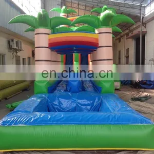 Inflatable Coconut Tree Slide With Pool, Inflatable Play Ground Equipment thumbnail-5
