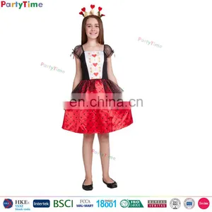 Halloween Carnival Party Dresses New Arrival Red Queen of Hearts Dress Cosplay Queen Costume thumbnail-3