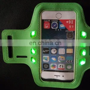 New Design Neoprene+PU+LED Lighting Led Armband for Cell Phone thumbnail-6