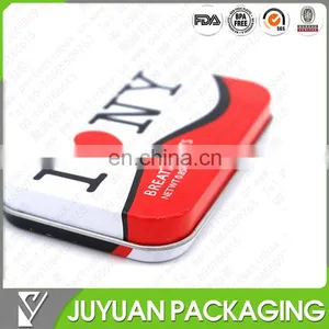 Suqare Candy Storage Open Top Tin Can Customized Tin Small Mint Can thumbnail-1