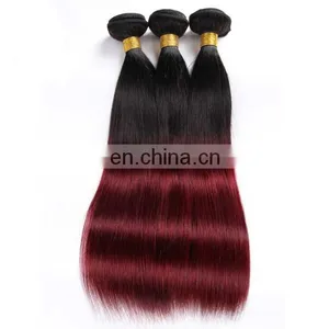 High Quality Silky Straight Malaysian Remy Hair Extension, Ombre Color Malaysian Human Hair thumbnail-1