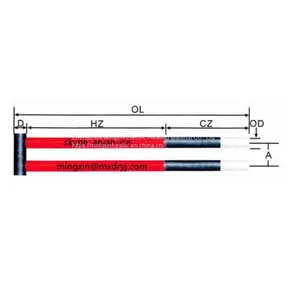 Factory Price Silicon Carbide Rod Electric Heating Element Sic Heater thumbnail-2