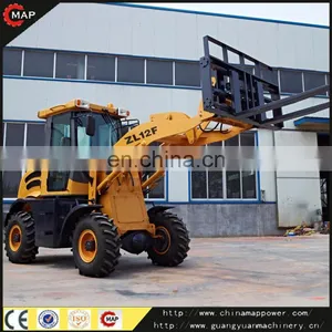 Front Wheel Loaders 1.2ton Factory Machine Small Wheelloader--Export for Sale!!! thumbnail-4