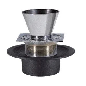 Floor Drain FD-3212 Korea Cast Iron Floor Drain With No-Hub and Thread Outlet for Roof Drainage thumbnail-1