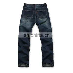 DiZNEW OEM Ripped 12 OZ Denim Custom Design no Brand Men Jeans thumbnail-3