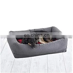 Plush Orthopedic Foam Dog Bed Memort Foam Pet Bed With Machine Washable Removable Cover thumbnail-2