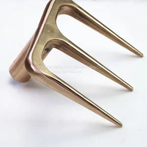 Spark Proof Hand Tools Aluminum Bronze Alloy Three Prong Fork thumbnail-1