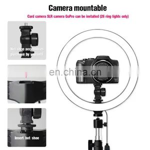 New Cross-border Photography Live Support 10 Inch Led Fill Light 26cm Anchor Self-portrait Beauty Fill Light thumbnail-5