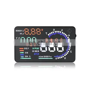 2020 Best Sell Car Projector Speedometer OBD2/OBDII 5.5 Inch Car HUD A8 Car Head Up Display HUD thumbnail-1