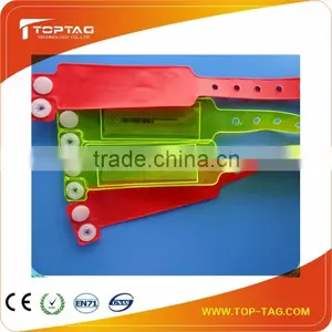 Transparent Waterproof RFID PVC Wristband for One-time Use thumbnail-1