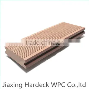 Wpc Outdoor Wooden Decking Solid Wood Flooring Plastic Floor Covering Quality Choice thumbnail-1