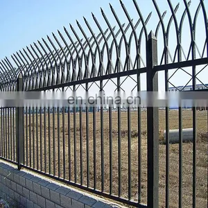 Hign Quality Metal Fence Wrought Iron Cheap Fence for Garden/house/factory/school thumbnail-3