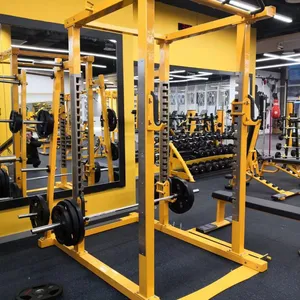 Adjustable Gym Squat Barbell Fitness Stand Tools Support Power Squat Rack Spotter Arms thumbnail-2