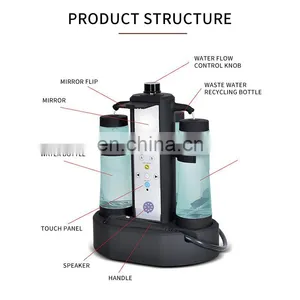 Portable Dermabrasion Hydrogen Machine Pore Cleaner Vacuum Blackhead Removal Hydro Aqua Instrument With Blue Tooth Music System thumbnail-3